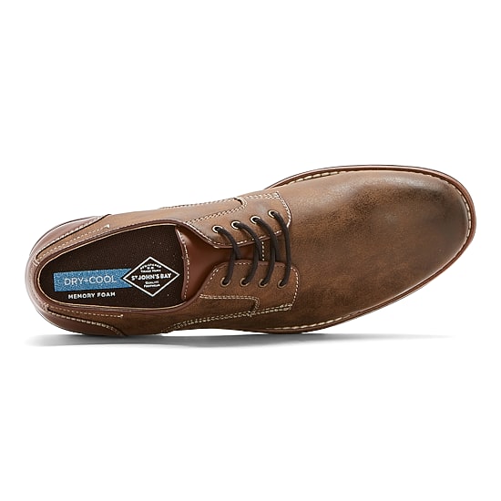 St. John's Bay Oliver Mens Round Closed Toe Oxford Shoes