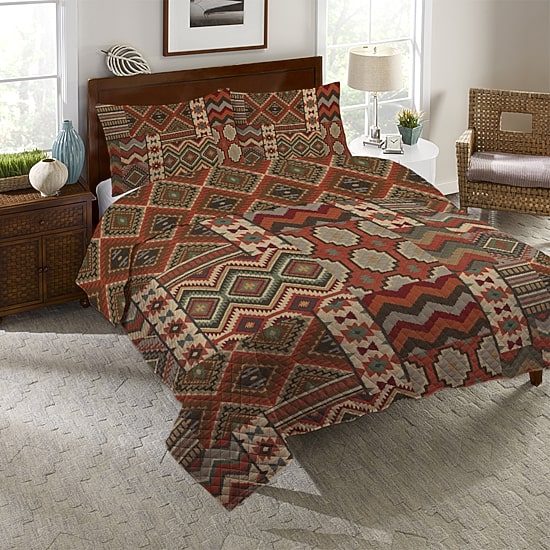 Laural Home Country Mood Navajo Quilt Set