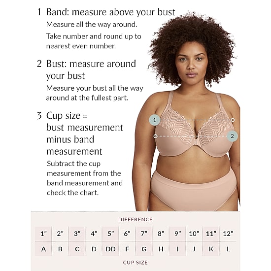 Glamorise Magic Lift® Posture Back Support Full Coverage Unlined Wireless Full Coverage Bra 1265