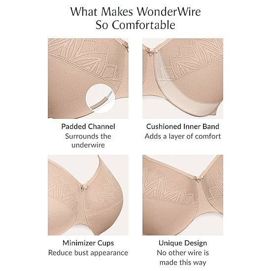 Glamorise Wonderwire Minimizer Bra- 9003
