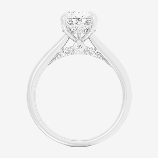 (G-H / Si1-Si2) Womens 2 1/5 CT. T.W. Lab Grown White Diamond 14K Gold Pear Engagement Ring