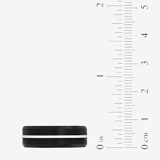 Mens 8MM Tungsten Wedding Band