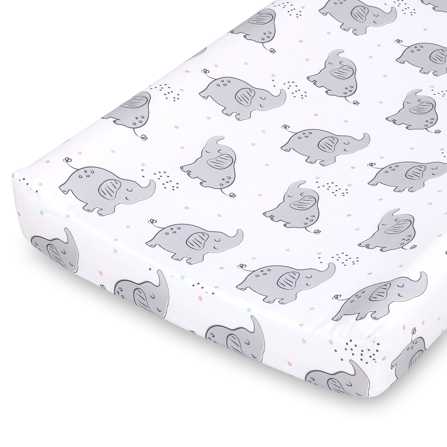 The Peanutshell Celestial Elephant 3-pc. Changing Pad Cover