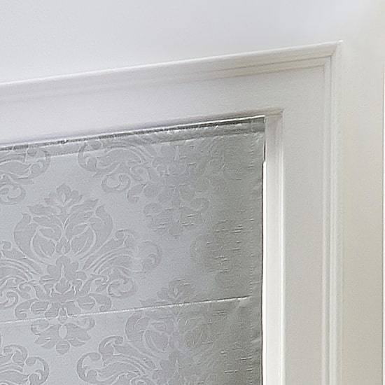 CHF Damask Cordless Room Darkening Roman Shade