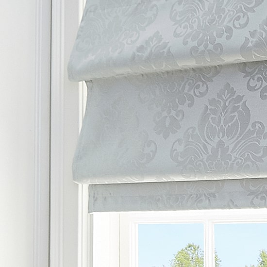 CHF Damask Cordless Room Darkening Roman Shade