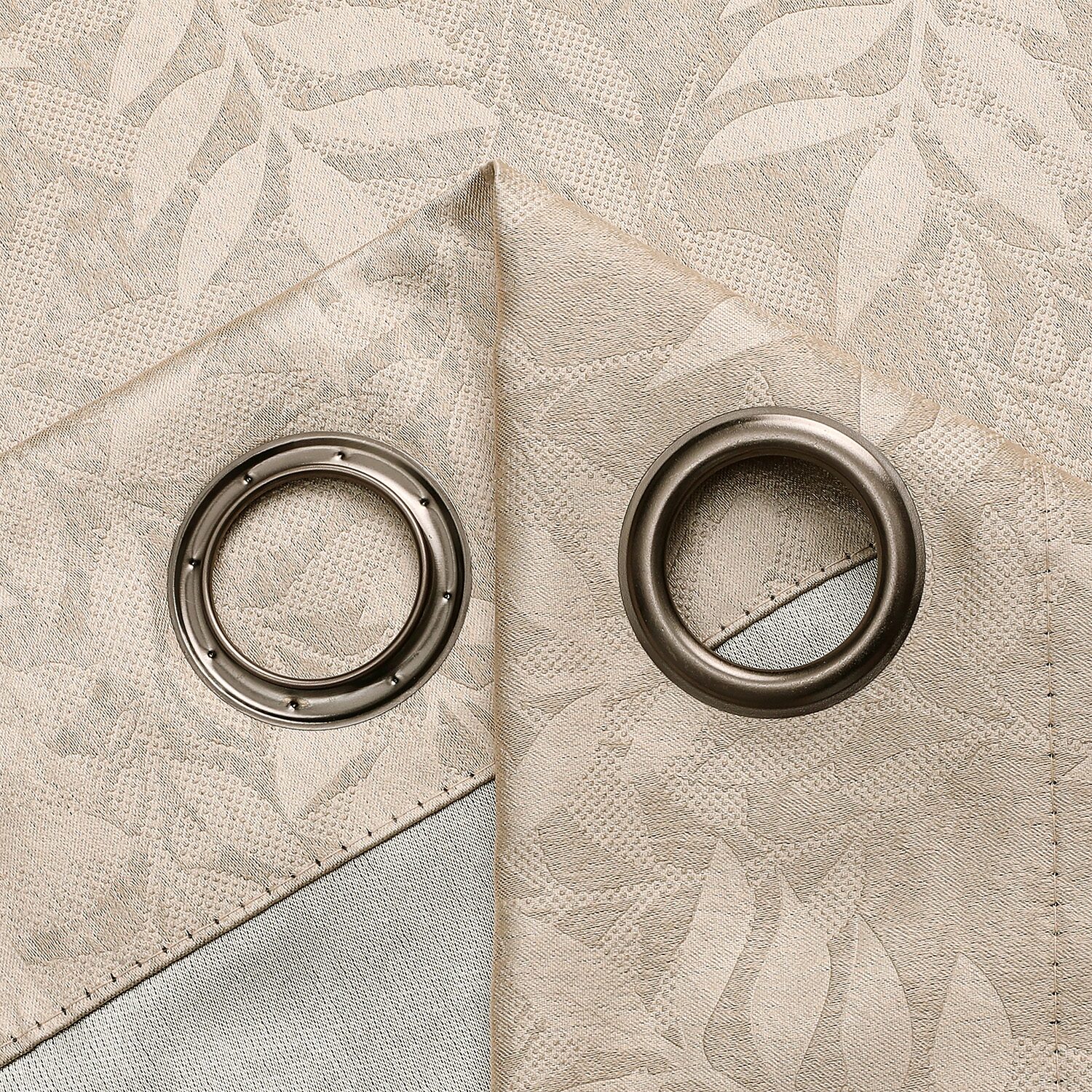 Regal Home Pascal Grommet Top Energy Saving Embossed Blackout Set of 2 Curtain Panel