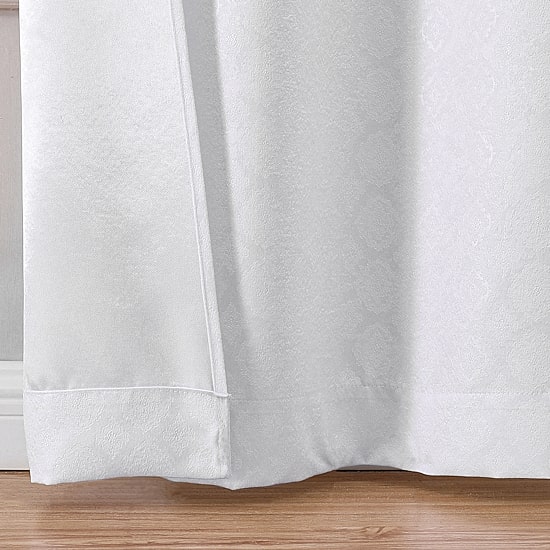 Regal Home Tobias Grommet Top Energy Saving Embossed Blackout Set of 2 Curtain Panel