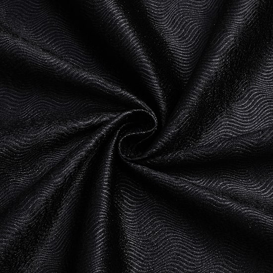 Regal Home Ripple Grommet Top Energy Saving Embossed Blackout Set of 2 Curtain Panel