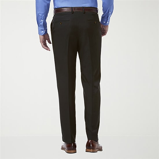 Haggar Premium Comfort Mens Classic Fit Dress Flat Front Pant
