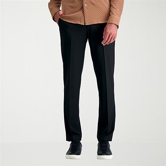 Haggar JMH Mens Slim Fit Dress Flat Front Pant