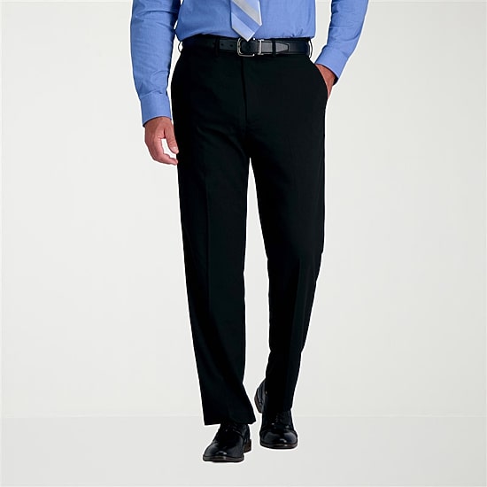 Haggar JMH Premium Stretch Mens Classic Fit Flat Front Suit Pant
