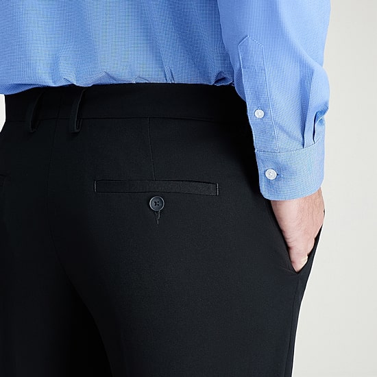 Haggar JMH Premium Stretch Mens Classic Fit Flat Front Suit Pant