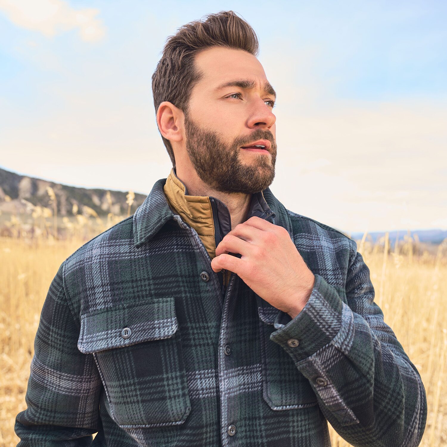 Free Country Mens Fleece Lightweight Jacket