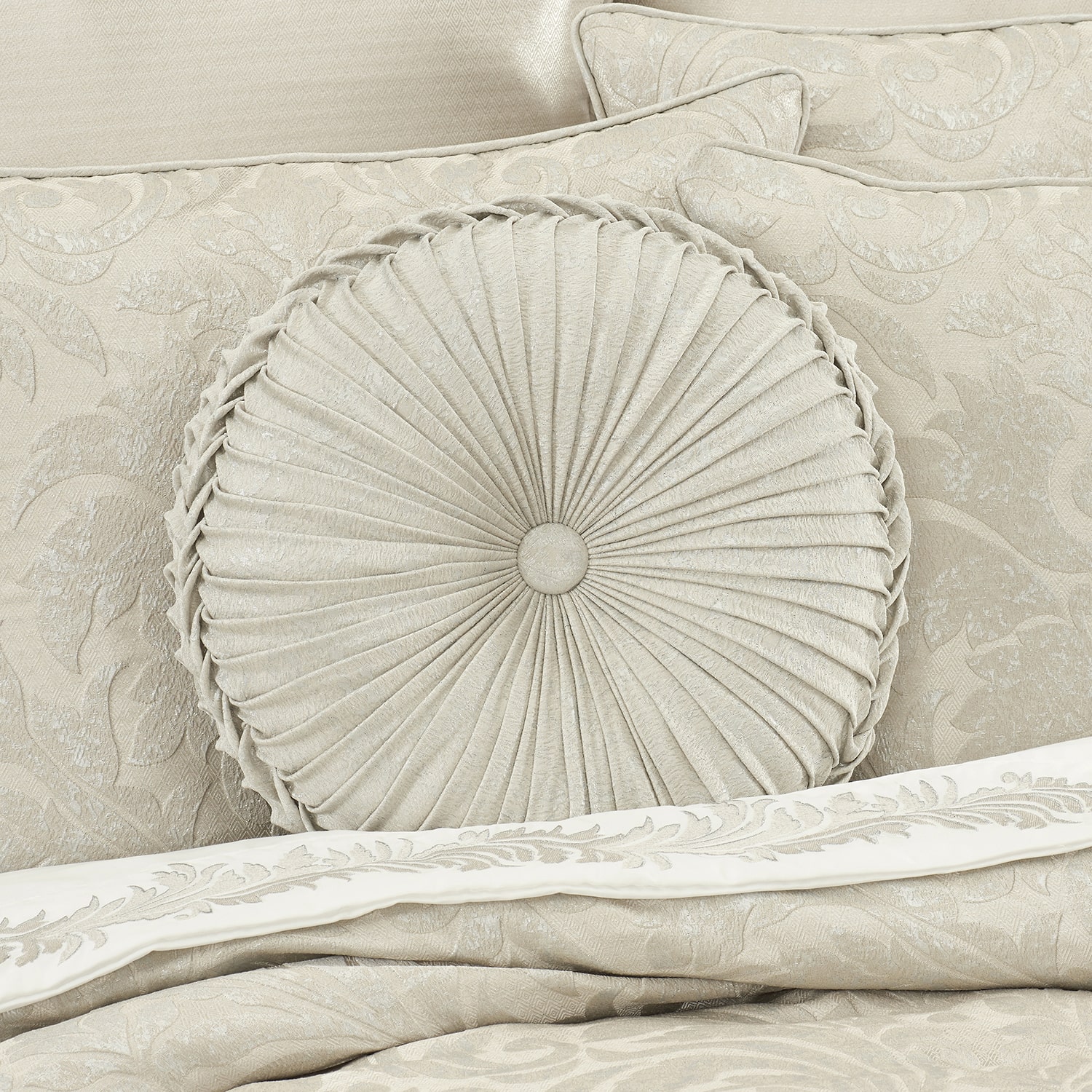Queen Street Round Throw Pillow