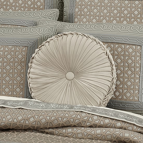 Queen Street Round Throw Pillow