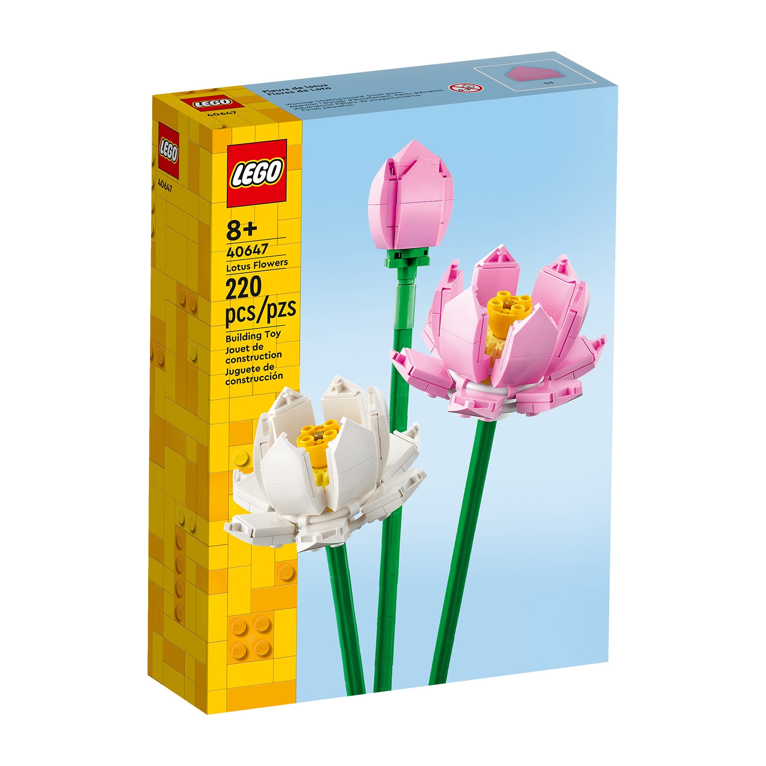 LEGO® Lotus Flowers 40647 Building Set (220 Pieces)