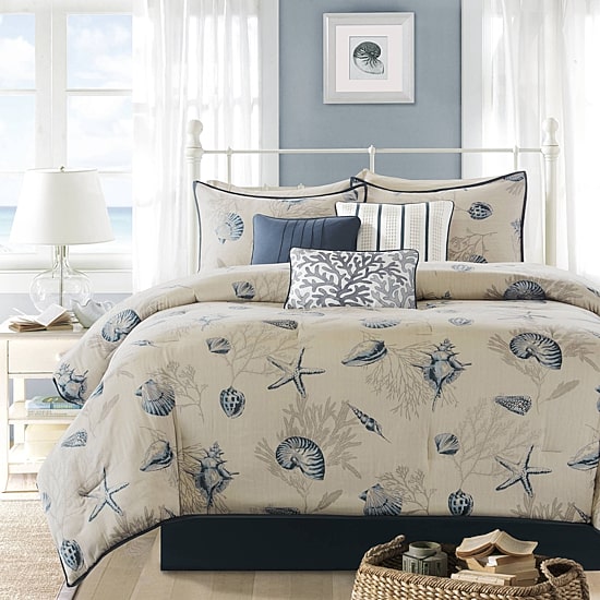 Madison Park Nantucket Coastal 7-pc. Cotton Printed Comforter Set