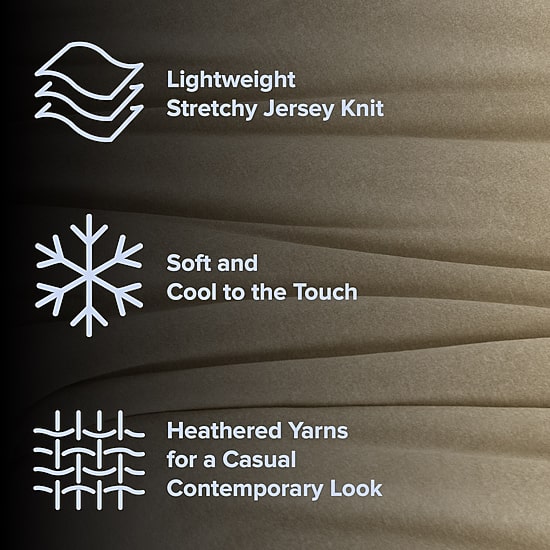 Awesome Home™ Soft Jersey Comforter Set ZZ Top Midweight Reversible Easy Care Comforter Set