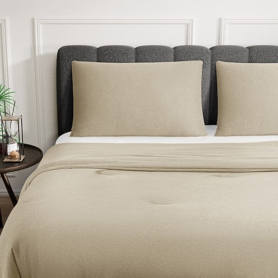Awesome Home™ Soft Jersey Comforter Set ZZ Top Midweight Reversible Easy Care Comforter Set