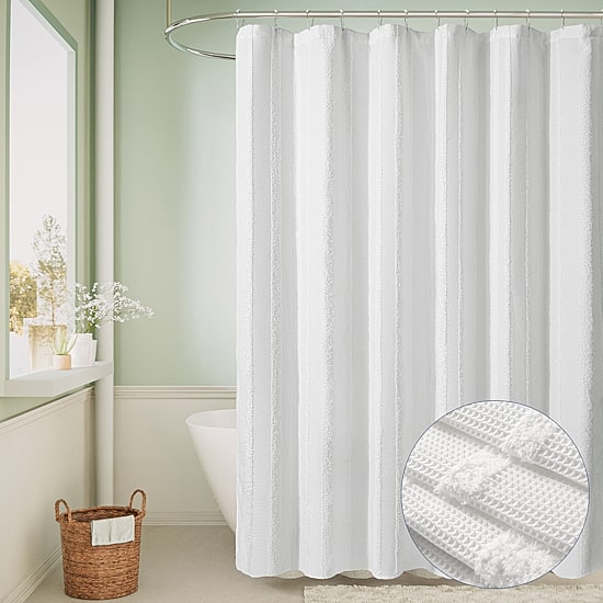 Awesome Home™ Spa Stripe Shower Curtain