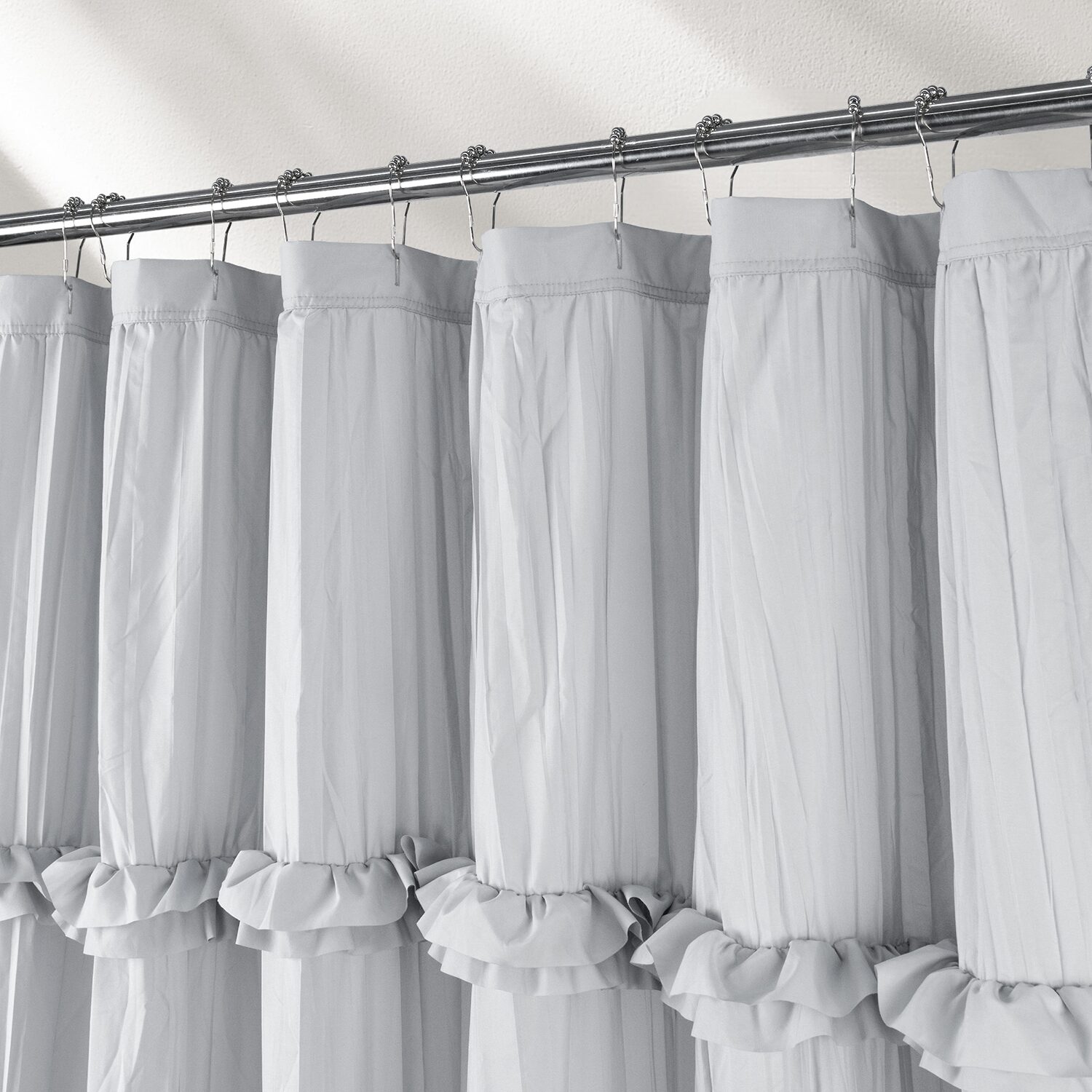 Awesome Home™ Recycled Ruffles And Pleats Shower Curtain