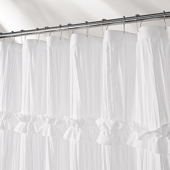 Awesome Home™ Recycled Ruffles And Pleats Shower Curtain