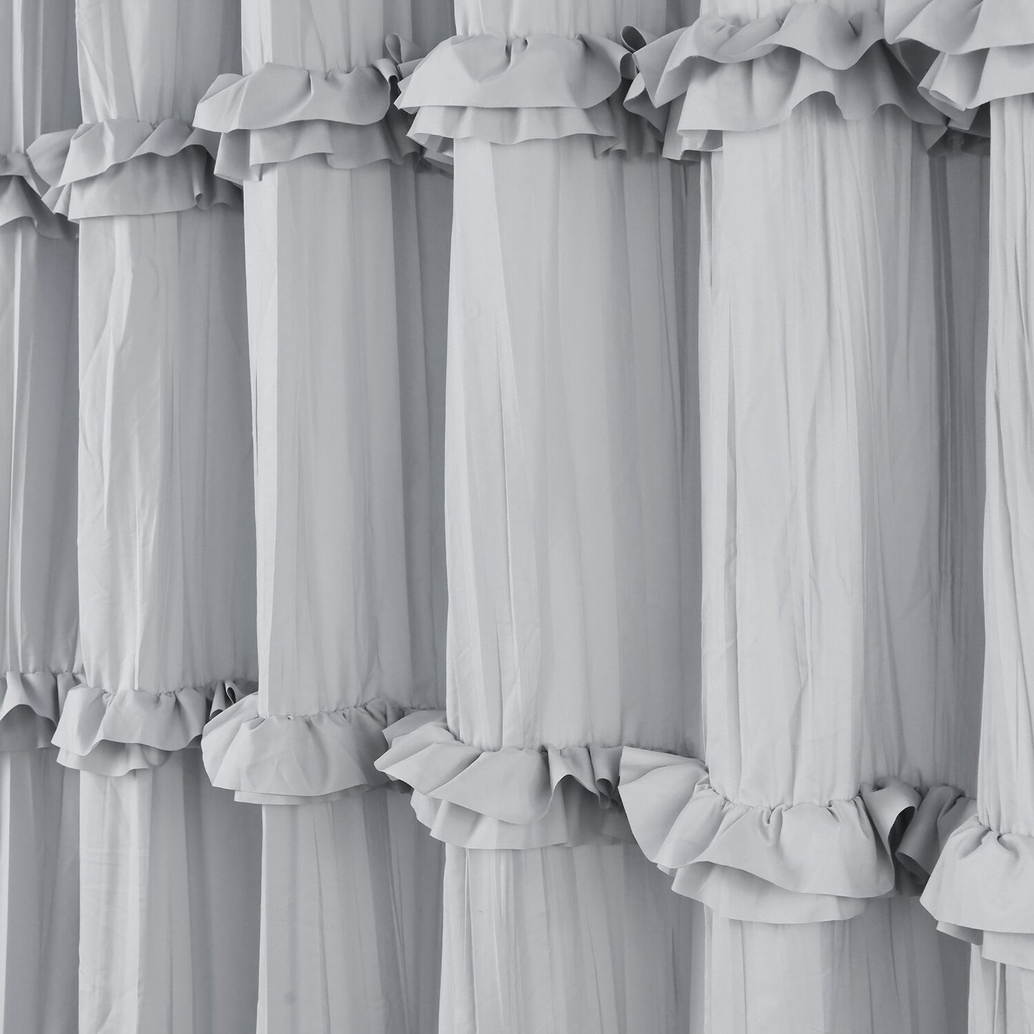 Awesome Home™ Recycled Ruffles And Pleats Shower Curtain