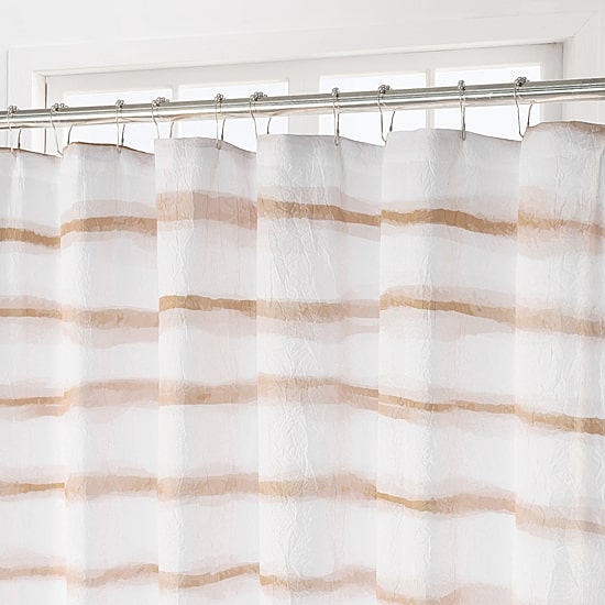Awesome Home™ Wavy Stripe Recycled Shower Curtain
