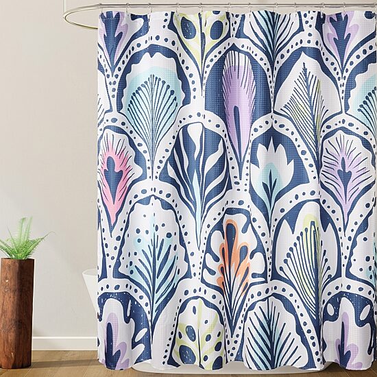 Awesome Home™ Boho Feathers Shower Curtain