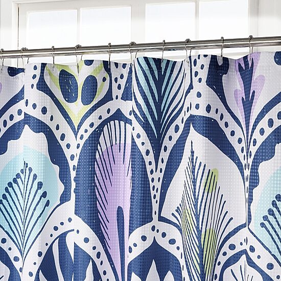 Awesome Home™ Boho Feathers Shower Curtain