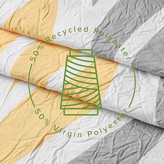 Awesome Home™ Leaf Medallion Recycled Shower Curtain