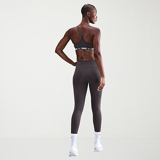 Nike Womens High Rise Knit Active Skinny Full Length Leggings