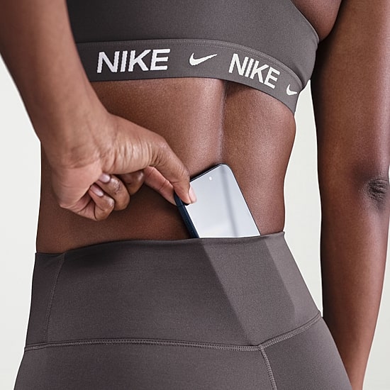 Nike Womens High Rise Knit Active Skinny Full Length Leggings