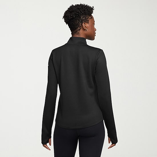 Nike Womens Mock Neck Long Sleeve Active Quarter-Zip Pullover
