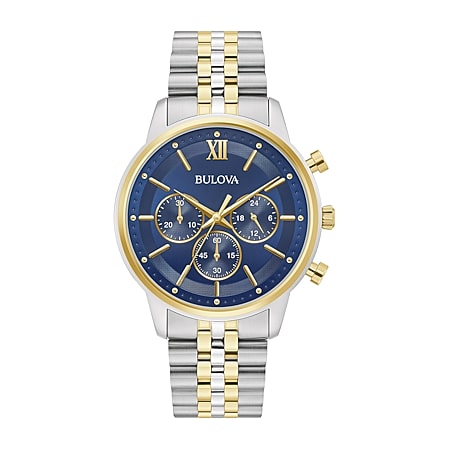 ストーンブラス　2本 Citizen Quartz Mens Two Tone Stainless Steel Bracelet Watch Bf2005