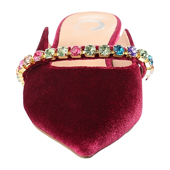 Journee Collection Jewel Womens Pointed Closed Toe Mules