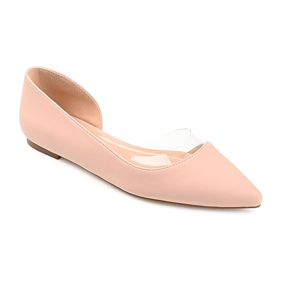 Journee Collection Mikki Womens Pointed Closed Toe Ballet Flats