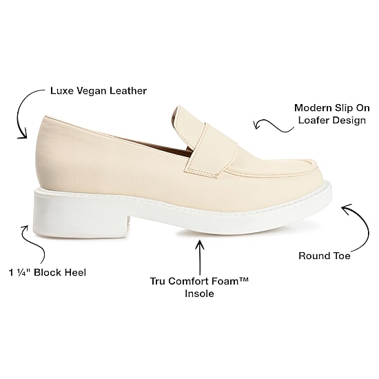 Journee Collection Saydee Womens Moc Closed Toe Loafers