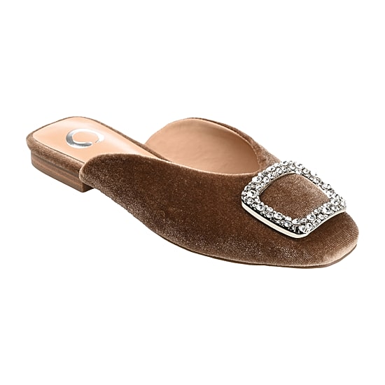 Journee Collection Sonnia Womens Square Closed Toe Mules