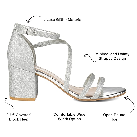 Journee Collection Womens Bella Heeled Sandals