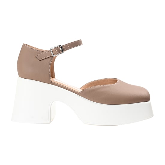 Journee Collection Lizaa Womens Square Closed Toe Block Heel Pumps