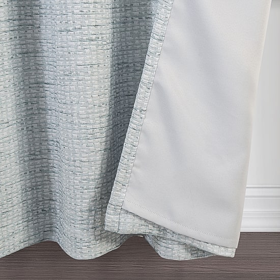Max Blackout Alexandria Grommet Top Energy Saving 100% Blackout Single Curtain Panel