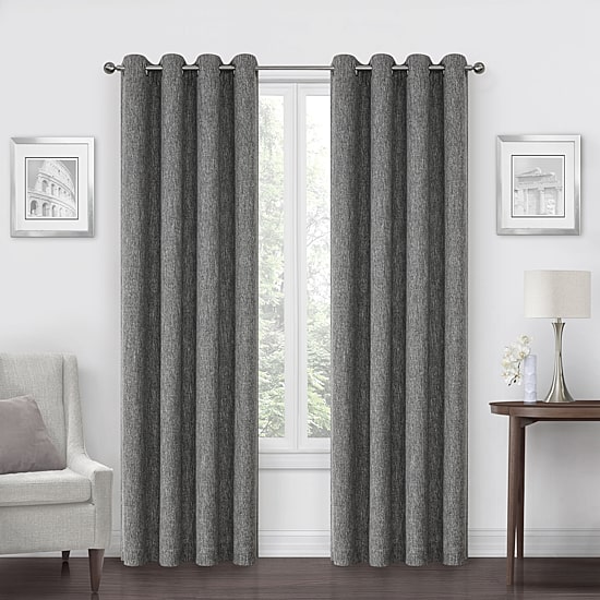 Max Blackout Campbell Grommet Top Energy Saving 100% Blackout Single Curtain Panel