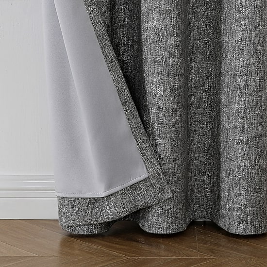 Max Blackout Campbell Grommet Top Energy Saving 100% Blackout Single Curtain Panel