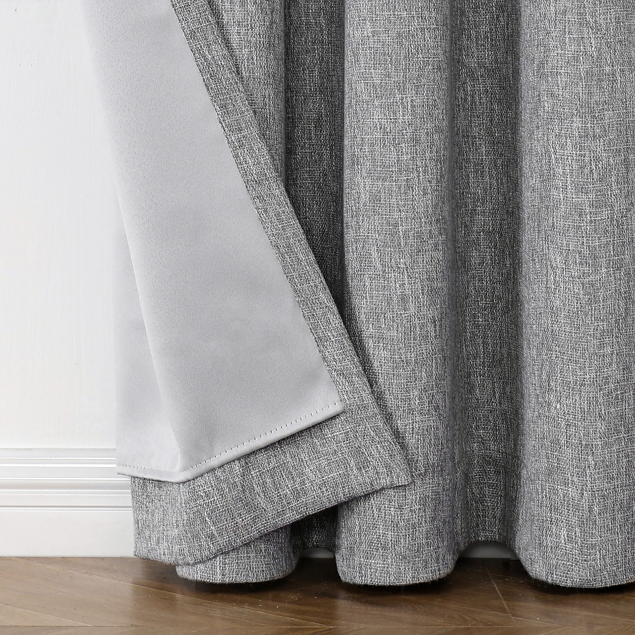 Max Blackout Campbell Grommet Top Energy Saving 100% Single Curtain Panel