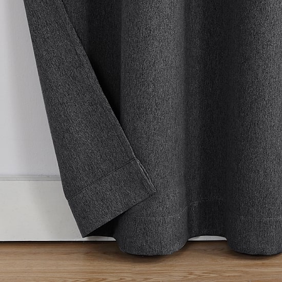 Sun Zero Orleans Grommet Top Energy Saving 100% Blackout Single Curtain Panel