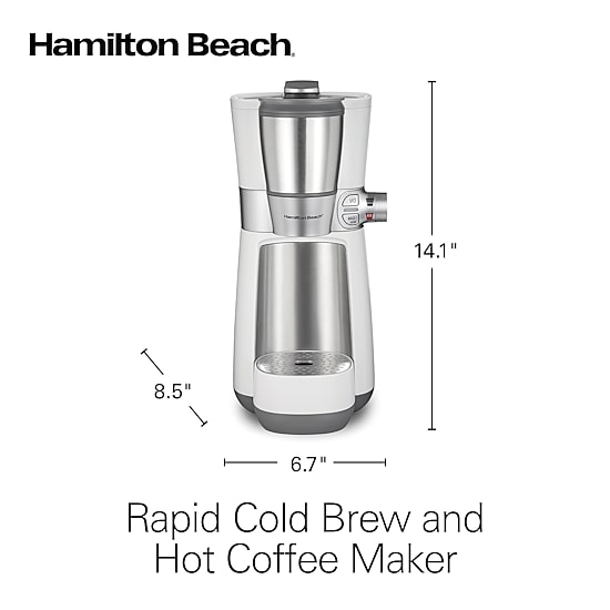 Hamilton Beach Convenient Craft Rapid Cold Brew & Hot Coffee Maker