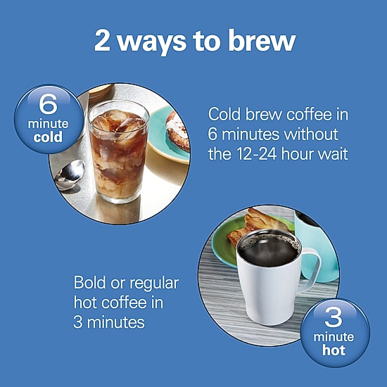 Hamilton Beach Convenient Craft Rapid Cold Brew & Hot Coffee Maker