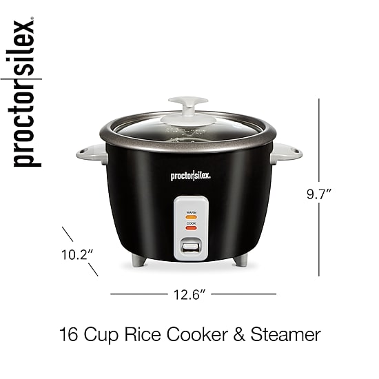 Proctor Silex 16 Cup Rice Cooker & Steamer