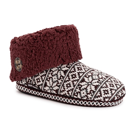 Muk Luks Melinda Womens Bootie Slippers